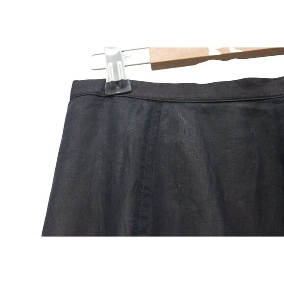 Eddie Bauer Maxi Skirt 12 Tall Y2K Black Sheer Whimsigoth Goth Grunge A-Line - Picture 5 of 11